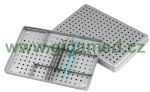 Instrument Tray Type B (Perforated) - holds 16 instruments, aluminium, autoclavable