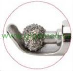 Spinal burr diamond round 3 mm, set with 3 pieces, for endoscopic working channel 3.5 mm