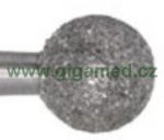 Spinal burr diamond - round 3 mm, length 225 mm, set with 3 pieces