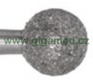 Spinal burr diamond - round 3.7 mm, length 225 mm, set with 3 pieces