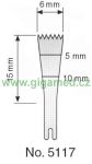 Set of saw blades for micro-sagittal saw MOS 5000  - 1 pc of each size 