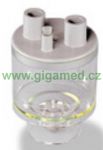 Nebulizing chamber with quarz, autoclavable, for inhalation units with Ultrasonic 2000