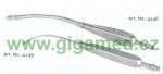 Suction tube for surgery, Yankauer, 28 cm, central hole Ø 2 mm, with lateral holes, sterilisable