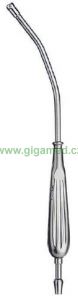 Suction tubes for surgery, Yankauer, 28 cm, central hole Ø 2 mm, with lateral holes, sterilisable