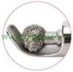 Spinal burr diamond round 3 mm, length 355 mm, set with 3 pieces
