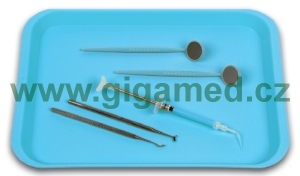 B - Lock Flat Tray - plochý tácek, plastový, sterilizovatelný