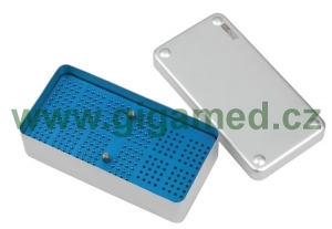 Large aluminium oblong box Type D for hand and rotary files