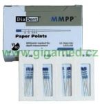 Sterile paper points DiaDent - millimeter marked in sizes from 08 to 140 and assortments from 15 to 140