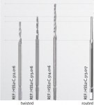 Kraniotomický vrták - 3 řezné části 1.6 mm - pro 1927nou - pro dura velký, vysoká rychlost