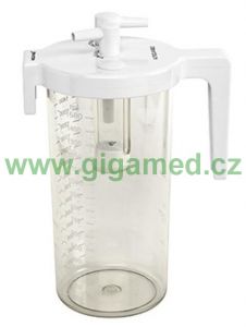 Odsávací nádoba, nerozbitná, polysulfon, 2.0 l, s víkem pro VACUSON 18 
