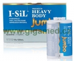 I-Sil Premium Jumbo Heavy body – silicone for impressions for Vacu-Mixer, blue, 10 x 120 ml 