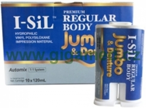 I-Sil Premium Jumbo Regular body – silikon pro otisky pro Vacu-Mixer, světle modré, 10 x 120 ml